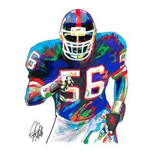 Lawrence Taylor New York Giants Football Sports Poster Print Wall Art 18x24
